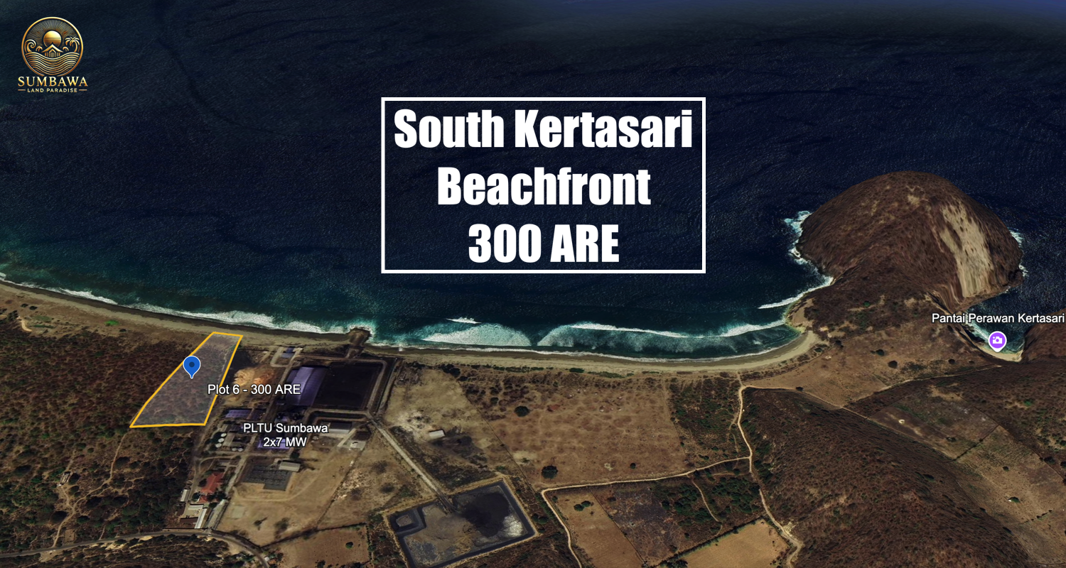 Plot 6 - South Kertasari - Beachfront - 300 ARE