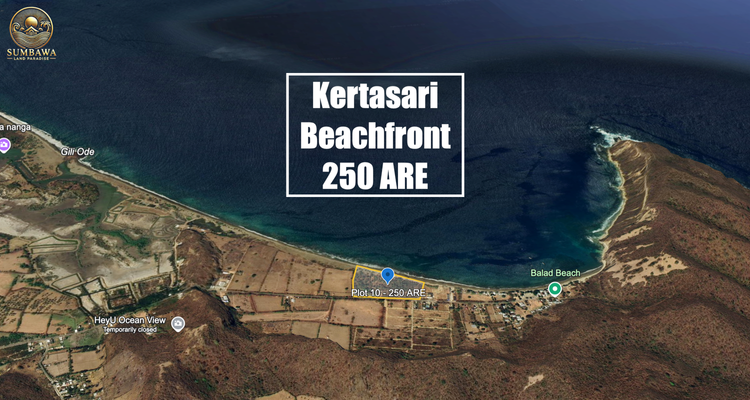 Plot 10 - South Kertasari - Beachfront - 250 ARE