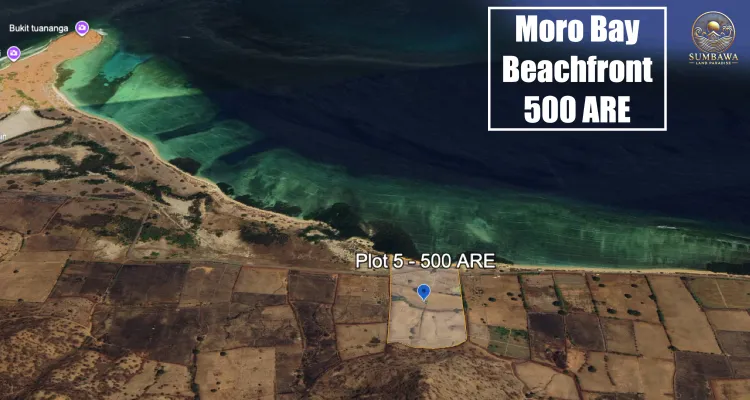 Plot 5 - Kertasari - Moro Bay - Beachfront - 500 ARE
