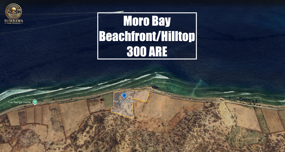 Plot 3 - Kertasari - Moro Bay - Beachfront - 300 ARE