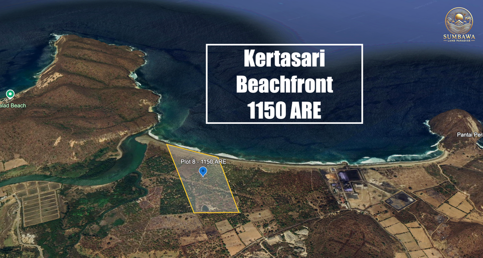 Plot 8 - South Kertasari - Beachfront - 1150 ARE