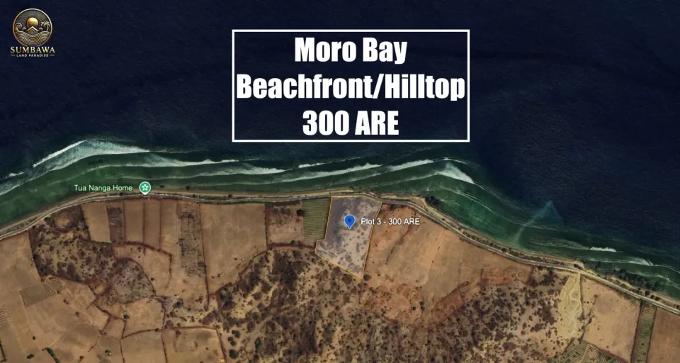 Plot 3 - Kertasari - Moro Bay - Beachfront - 300 ARE